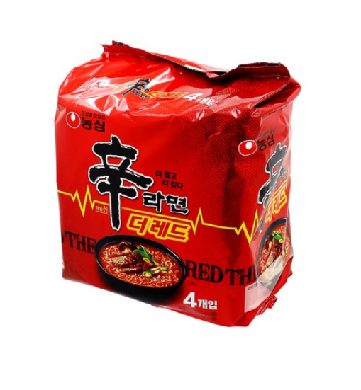 Shin Ramyun The Red 125g, 4 packs